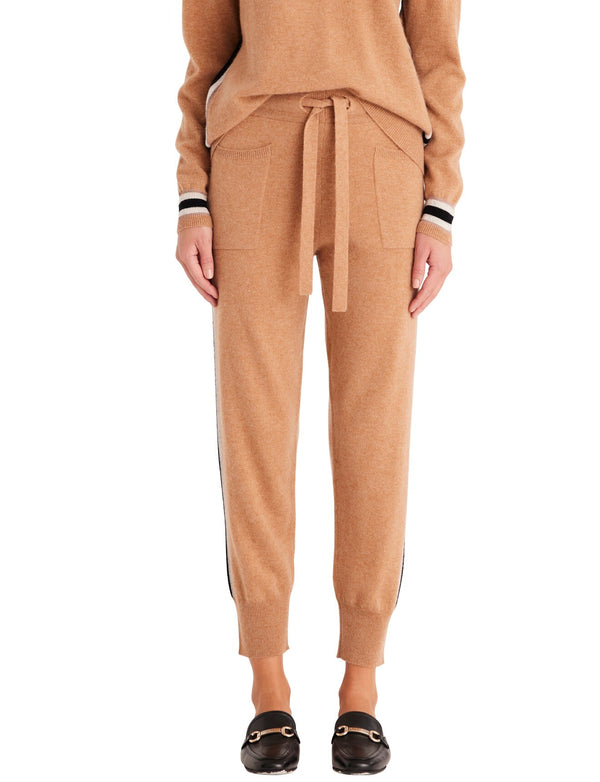 CASHMERE TRACK PANT in Camel from Cable Melbourne