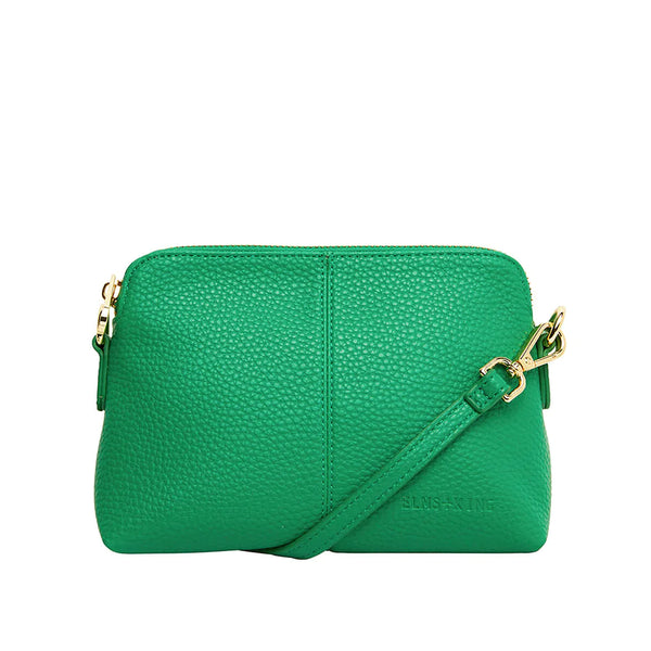 BURBANK CROSSBODY in Green Pebble by Elms and King