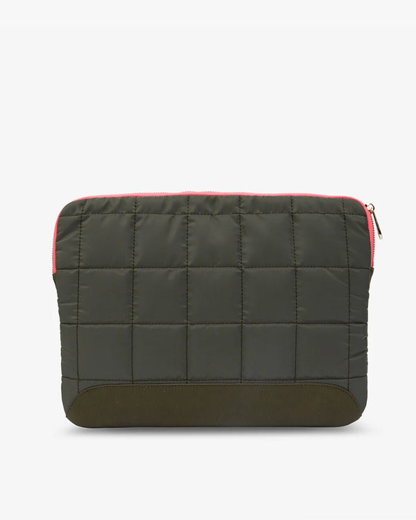 LAPTOP CASE in Khaki by Elms and King