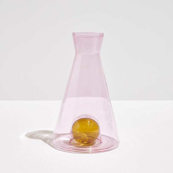 VICE VERSA CARAFE | Pink + Amber from Fazeek