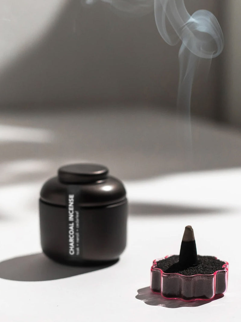 WAVE INCENSE HOLDER in Pink from Fazeek