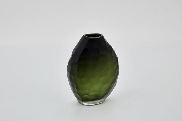 CALYPSO VASE in Olivine by The Foundry