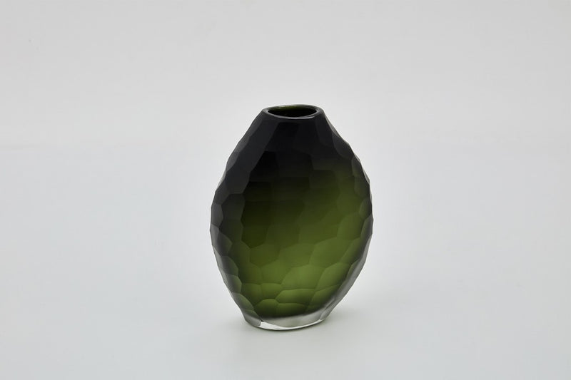 CALYPSO VASE in Olivine by The Foundry