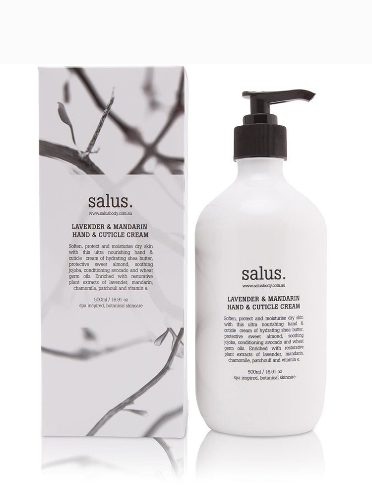 Salus lavender and mandarin hand and cuticle hand cream 500ml
