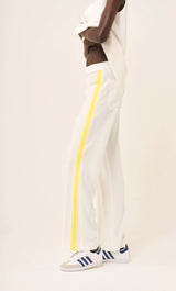 TAILORED TRACK PANT in Citron Tape from Le Stripe
