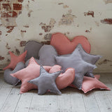 STAR CUSHION in PINK in Large or Small by Nana Huchy