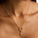 UNLOCK YOUR INTUITION ANNEX NECKLACE PENDANT in Gold from By Charlotte