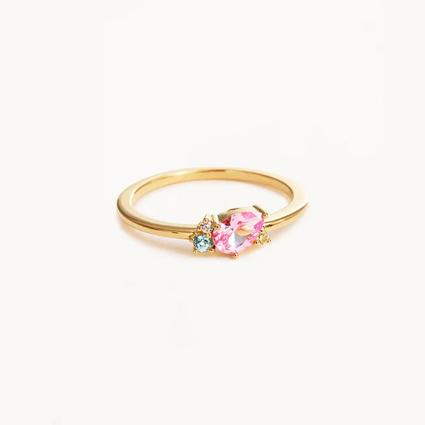 CHERISHED CONNECTIONS RING in Gold from By Charlotte