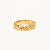 INTERTWINED RING in Gold from By Charlotte