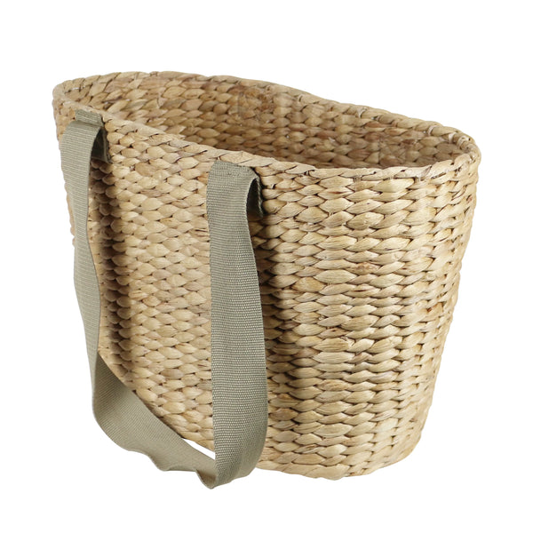 JUMBO TOTE BASKET with Olive Canvas Straps from Robert GordonJUMBO TOTE BASKET with Olive Canvas Straps from Robert Gordon